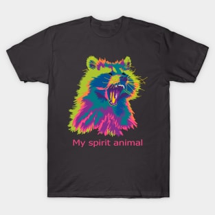 Raccoon Spirit Animal T-Shirt